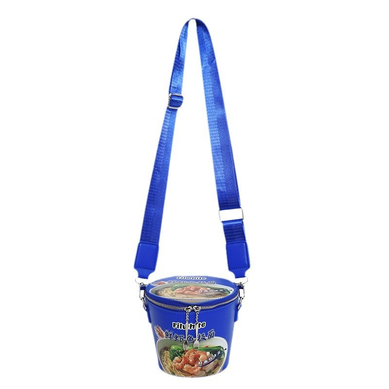 New bucket bag, bubble bread, large capacity, small round bag, men's and women's single-shoulder crossbody bag for autumn and winter 2024 Item Picture