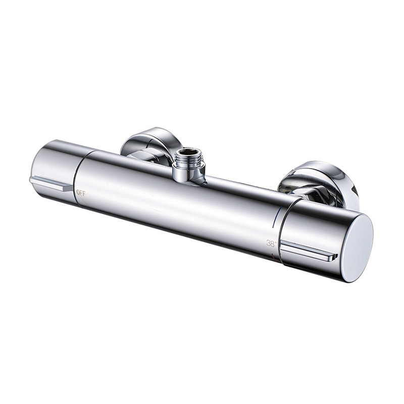 Solar electric water heater electroplated constant-temperature mixing valve, shower head faucet constant-temperature valve, concealed bathroom faucet Item Picture