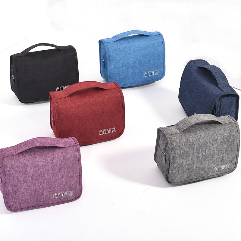 Korean-style multi-functional toiletry bag, cosmetics storage bag, hanging toiletry bag, makeup bag, large capacity, high-end feel Item Picture