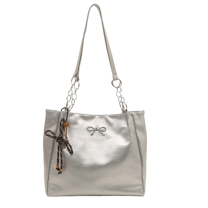 A new minimalist chain tote bag for women in 2025, a versatile single-shoulder crossbody bag Item Picture
