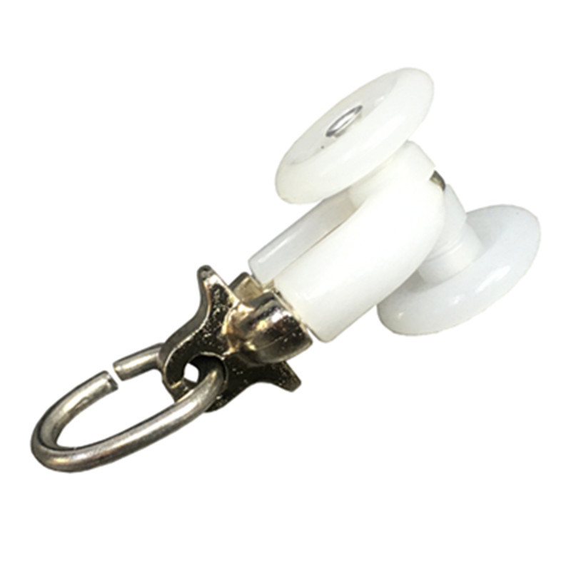 Curtain track pulley alloy wheel durable thickened curtain wheel silent smooth pulley hanging wheel alloy wheel sliding wheel Item Picture