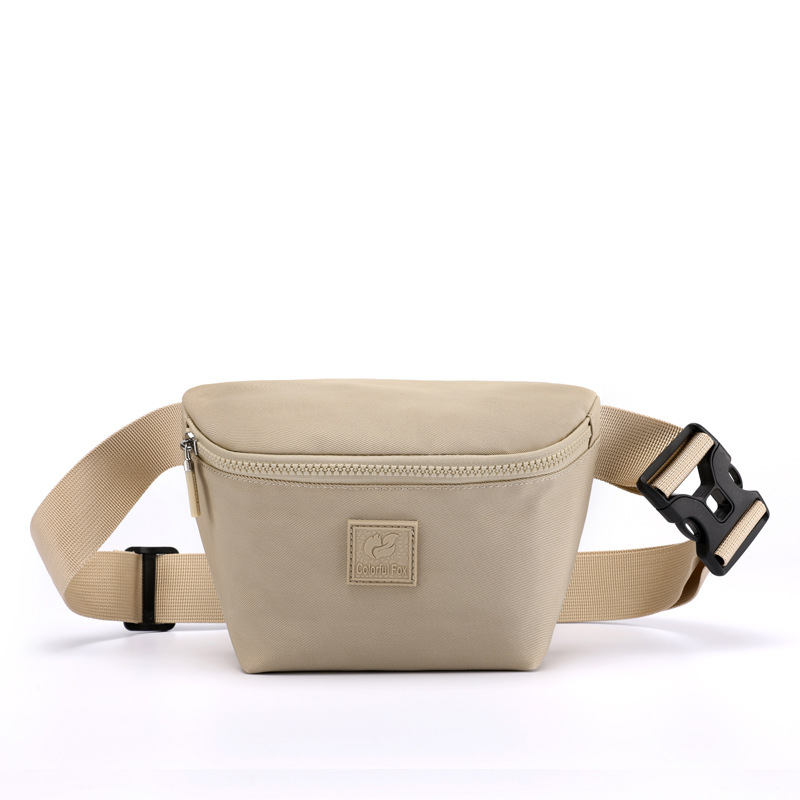 Summer fashion and versatile backpack for women, water-resistant nylon simple women's bag, street trend makeup bag and waist bag full figure