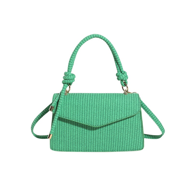 Simple and small square bag for women, 2023 Summer new style, solid color single-shoulder bag, casual handbag, retro crossbody bag Item Picture