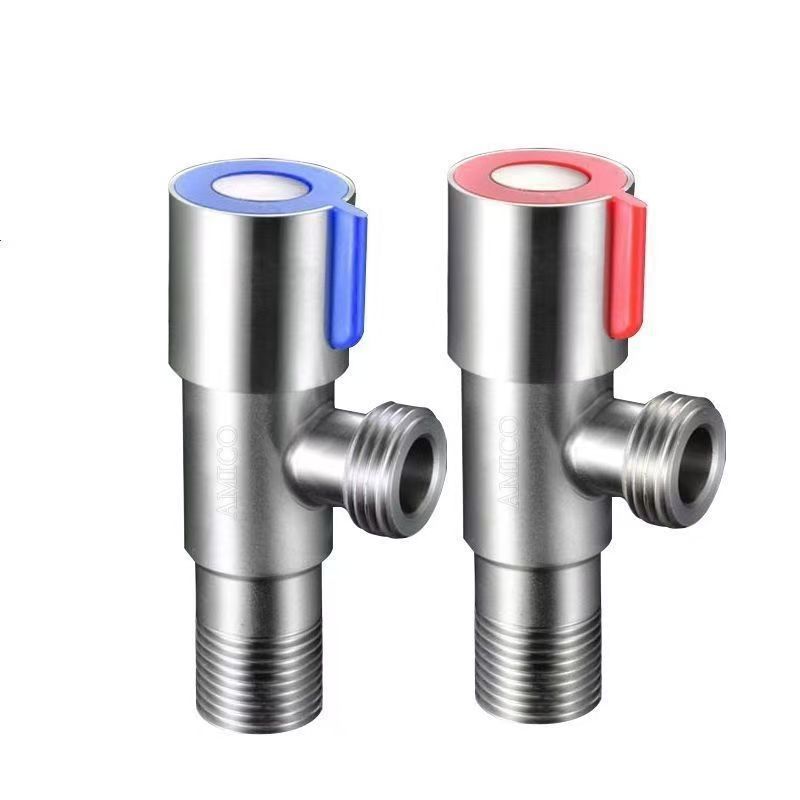 Extended Angle valve, 304 stainless steel Angle valve, thickened Angle valve, gas water heater, toilet switch, water stop valve Item Picture