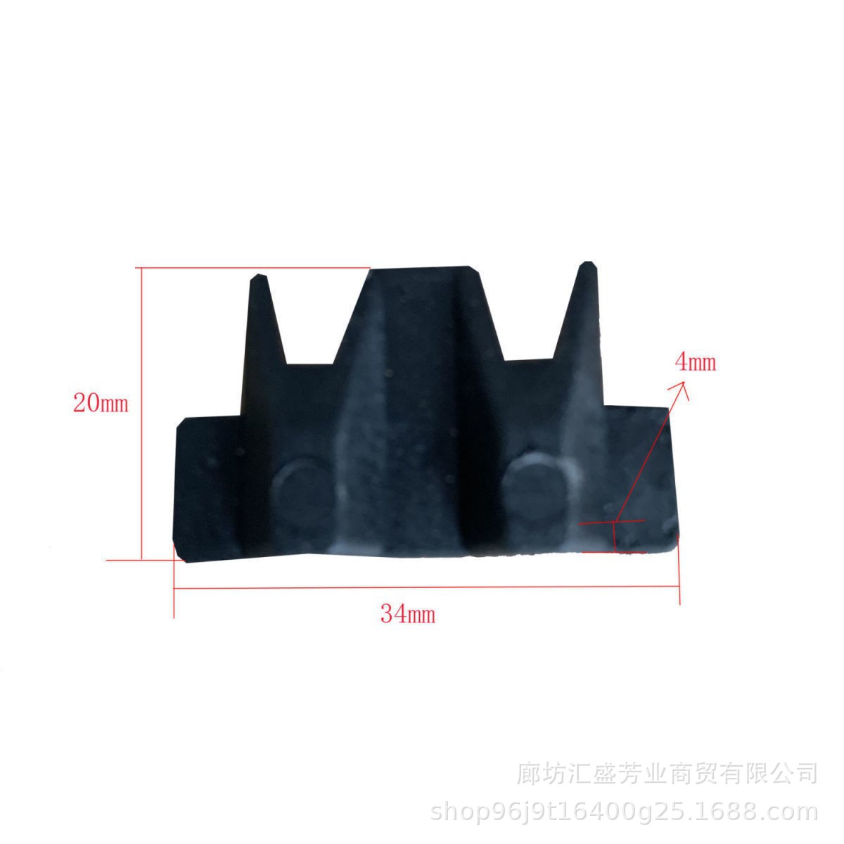 Window and door accessories, glass compression blocks, plastic steel spacers, plastic fixed window and door, broken bridge window glass spacers, glue spacers Application Scenario