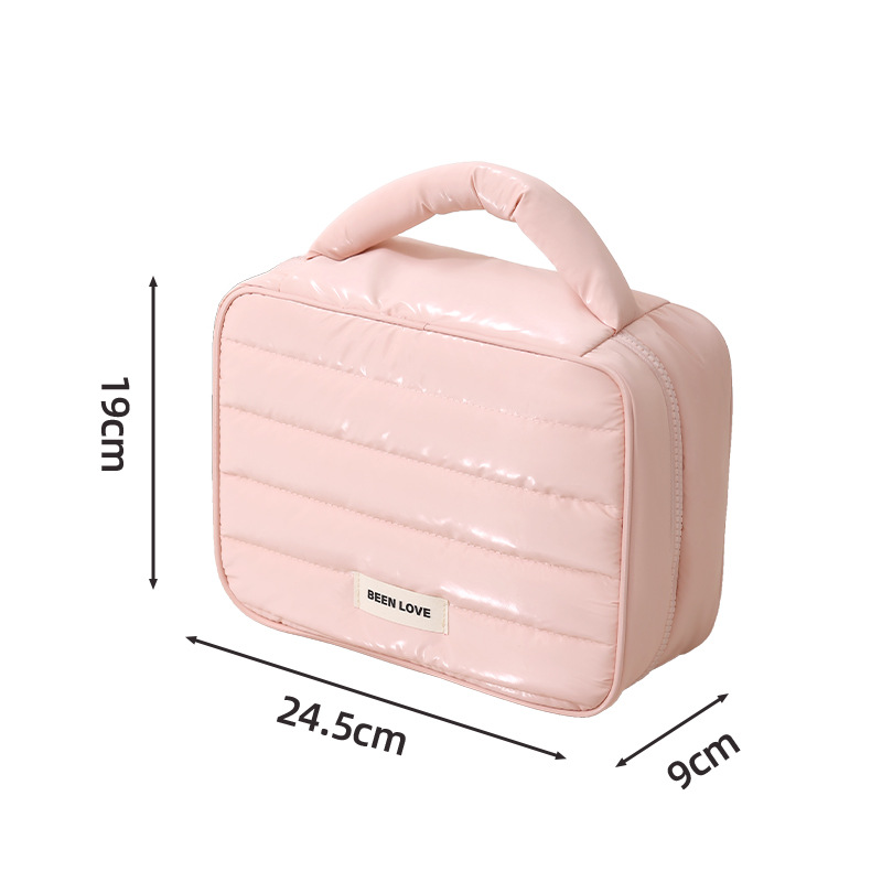 Runhui Xinghui compartments Storage Bag, Travel Makeup storage Bag, Multi-functional storage bag, Simple makeup bag, large capacity Item Picture