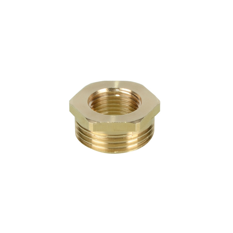 1-inch brass 6-inch to 4-inch to 2-inch, 1/3 inch, inner and outer wire core, inner wire and outer thread diameter reduction copper joint accessories Item Picture