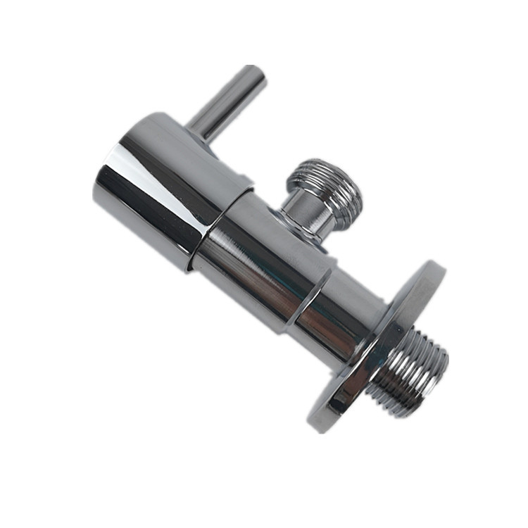 Wholesale of stainless steel Angle valves with one inlet and one outlet, three-way Angle valves for toilets and water heaters, and water inlet switches details Picture