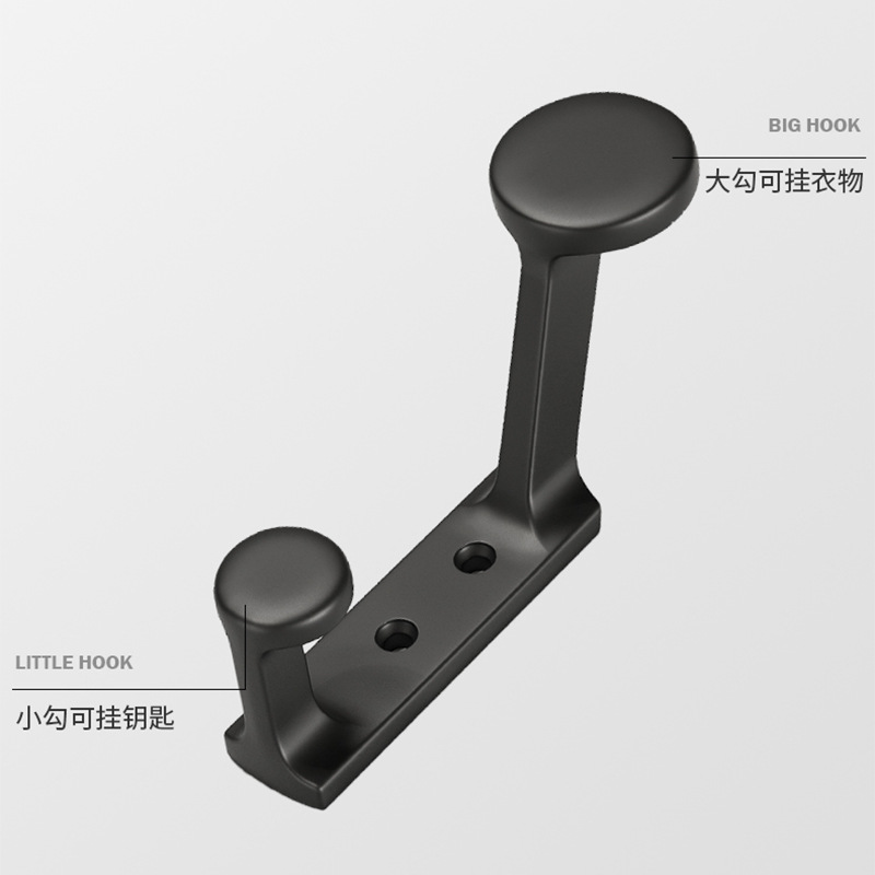 Coat hooks for entrance foyers, shoe cabinets, clothes hooks, wall-mounted wardrobe hooks, coat and hat hooks, single ones, no need for drilling, wholesale Application Scenario