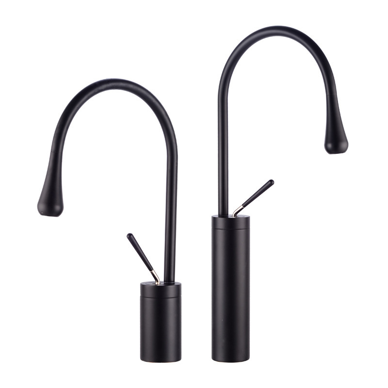 Artistic teardrop-shaped faucet, hot and cold washbasin, bathroom faucet, washbasin, countertop basin, undertop basin, washbasin Item Picture