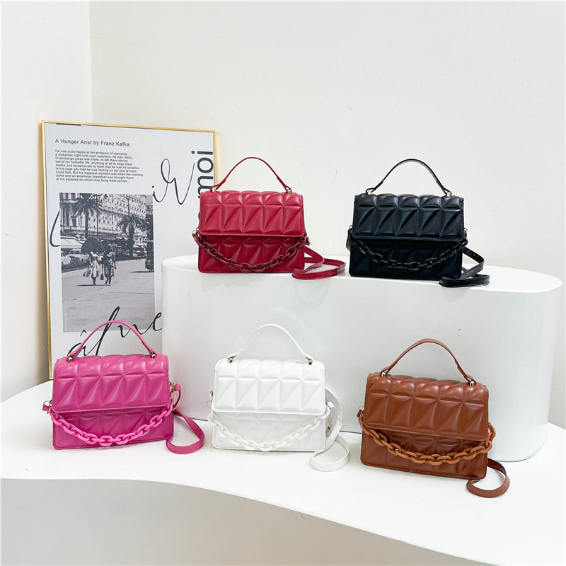The 2024 new trendy small handbag for women is a fashionable and high-end niche crossbody bag with a diamond-shaped hand-held small square bag Application Scenario