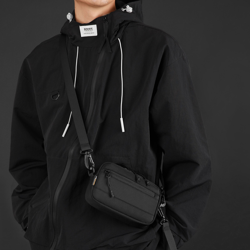 WEPOWER's new cross-border travel handbag, casual outdoor small square bag, and trendy brand versatile crossbody bag Specification drawing