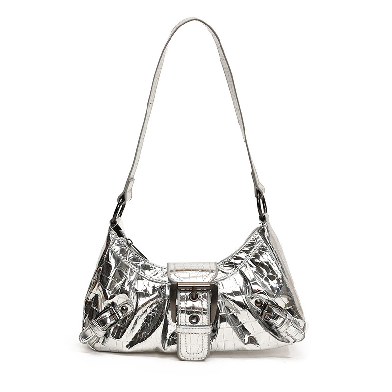 A versatile, simple and trendy single-shoulder underarm bag for women, a new 2024 autumn high-end, casual underarm bag Item Picture