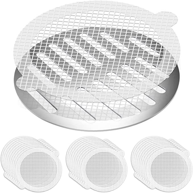 Shower drain mesh stickers, bathtub floor drain stickers, disposable shower drain adapter mesh stickers full figure