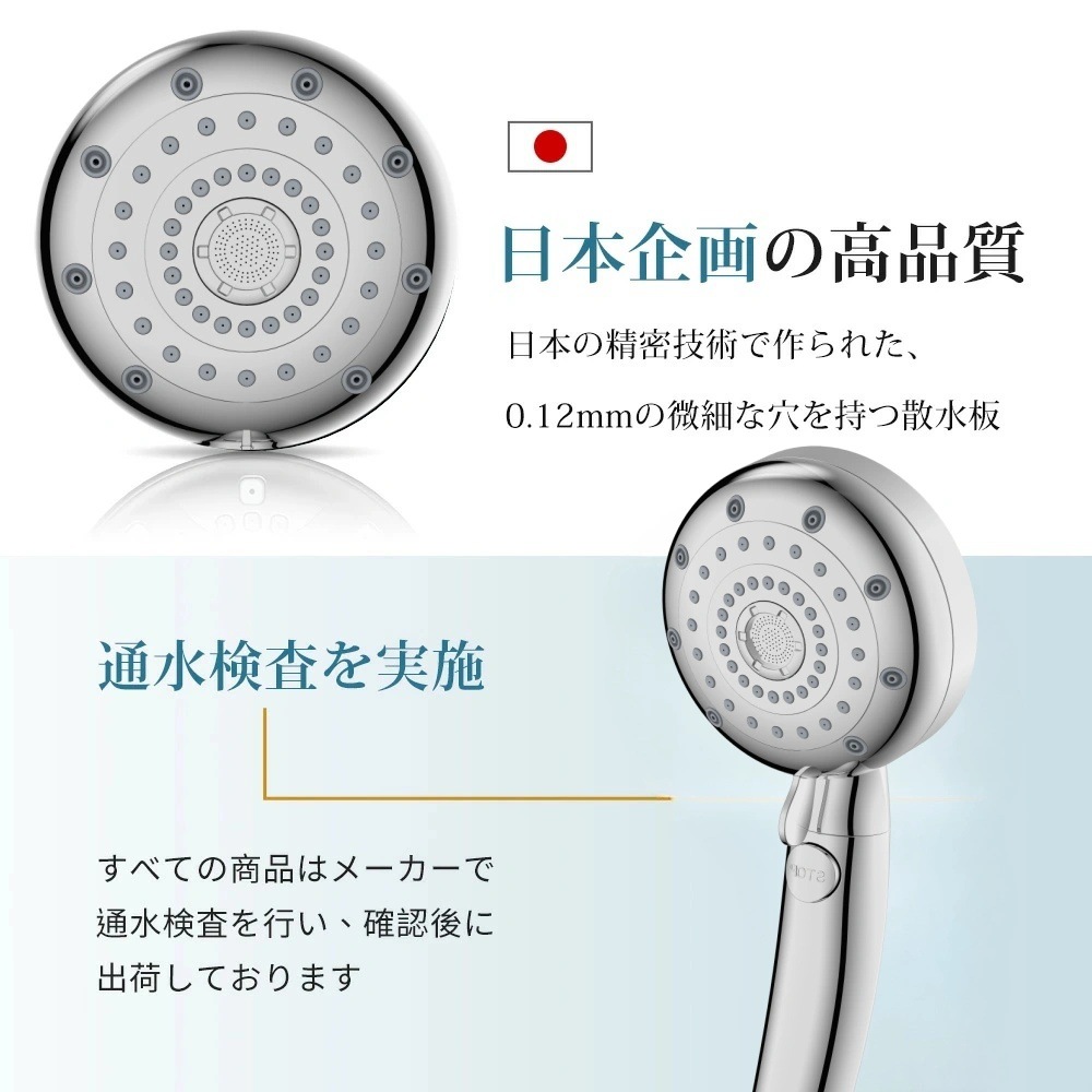 Japanese micro-bubble beauty showerhead, nano water pressurized beauty showerhead, Oxygen-activated 2025 new model Application Scenario