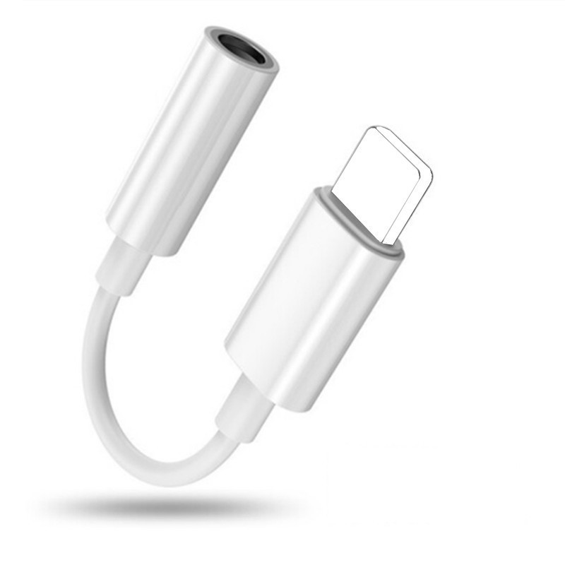 New system for iPhone headphone adapter lightning to 3.5mm Apple phone audio adapter Item Picture