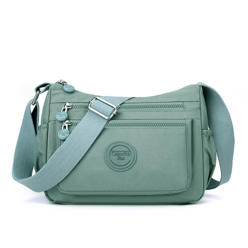 Colorful Fox's new large-capacity women's single-shoulder bag is a stylish outdoor casual water-resistant multi-layer crossbody bag Item Picture