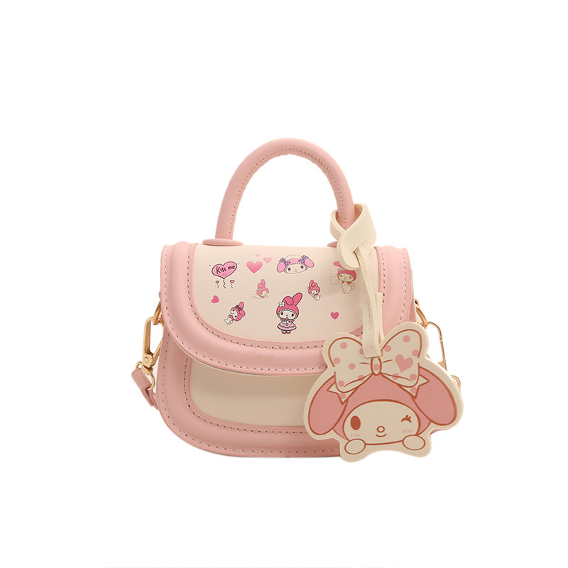 A new summer children's bag for girls, a cute cartoon hand-held small bag, an Instagram little girl's crossbody coin purse Item Picture
