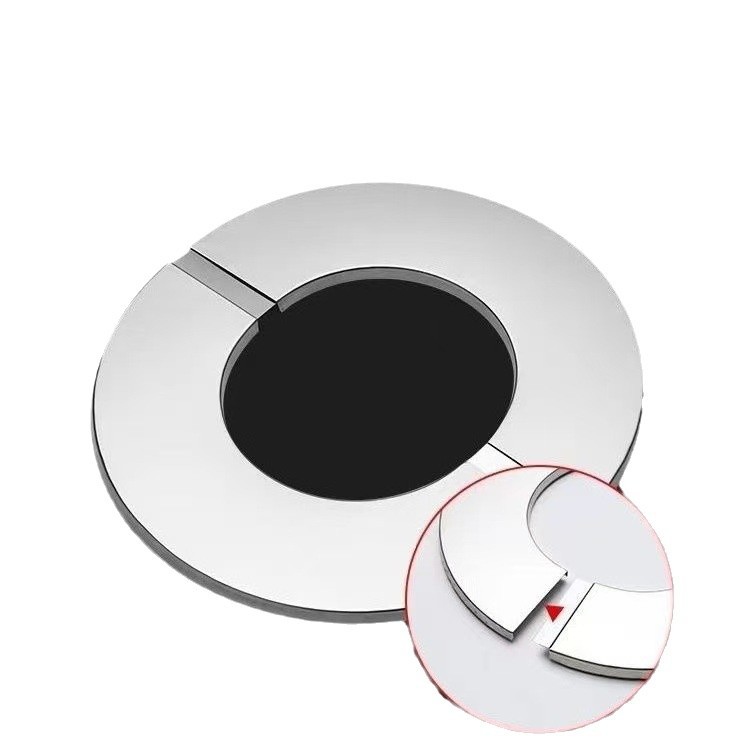 Cross-border electroplated stainless steel split cover, 4-point decorative cover, 6-point faucet Angle valve shower head, gas pipe fitting cover Item Picture
