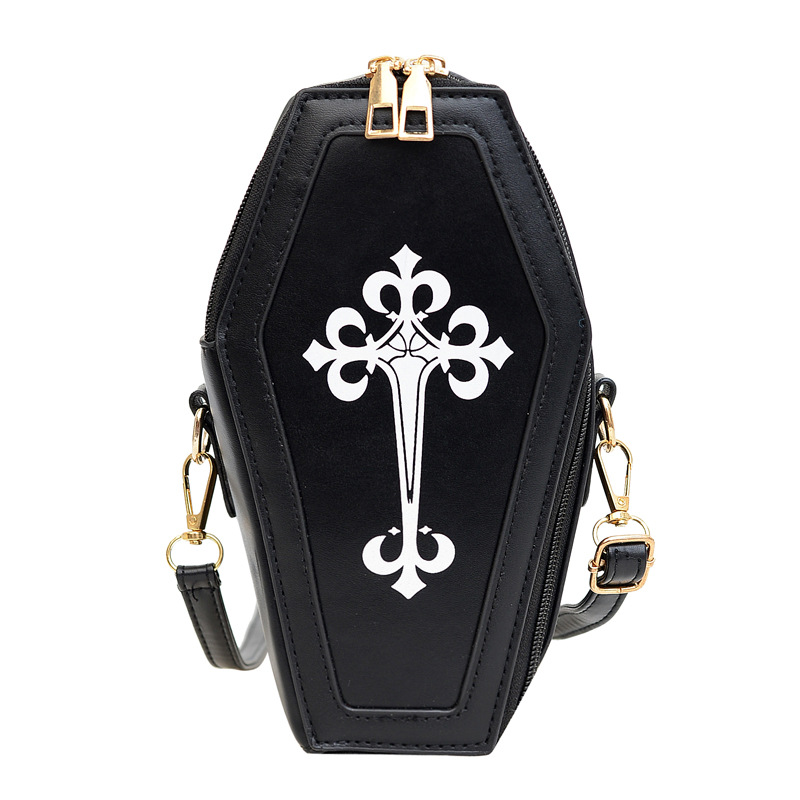 A stylish and elegant women's bag for the winter of 2024, featuring a printed cross with a mobile phone and loose change, is a single-shoulder crossbody bag for women Item Picture