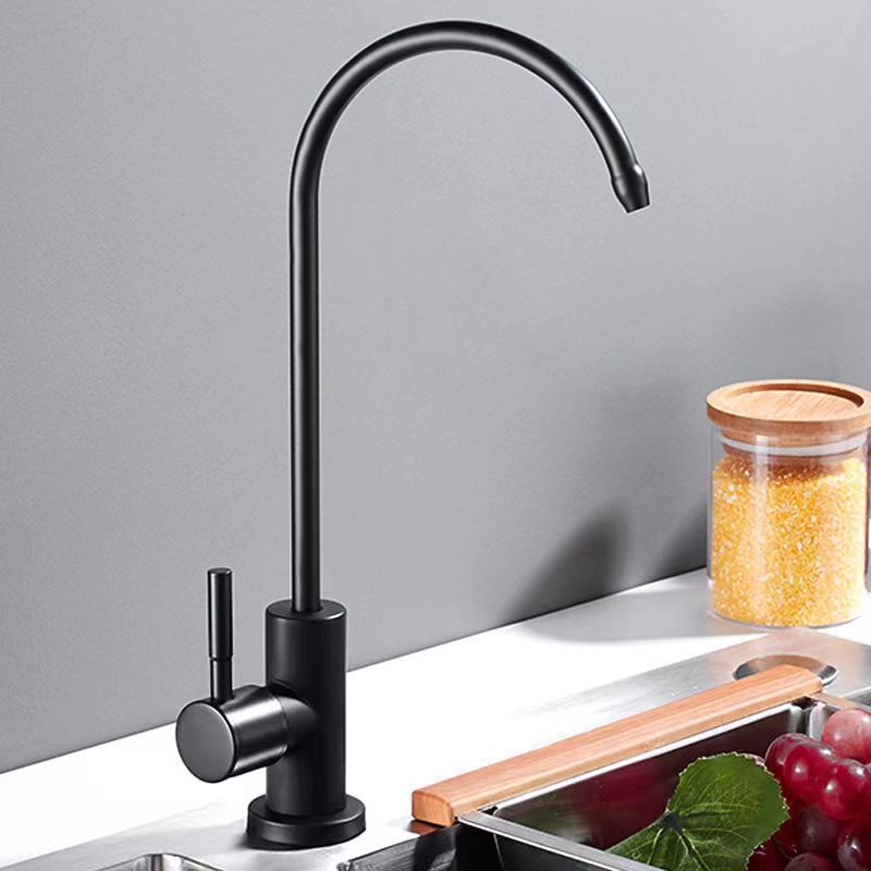 Black water purifier faucet, stainless steel special pure water machine, water purifier faucet, 2-point 4-point 3-point direct drinking faucet full figure