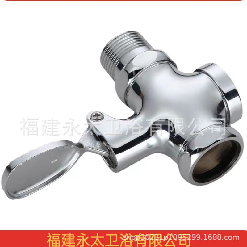 Iron foot-operated squat toilet flushing valve, foot-operated flushing device, bathroom toilet bowl delayed self-closing valve Application Scenario