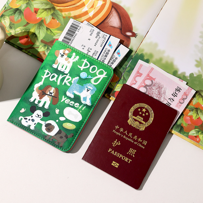 New cartoon card case, ultra-thin and compact bank ID card holder, small wallet, simple and thin, anti-demagnetization card holder Specification drawing