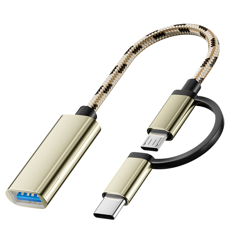 The type-cotg adapter OTG converter is suitable for Huawei Android usbu disk reader mobile phone adapter Item Picture