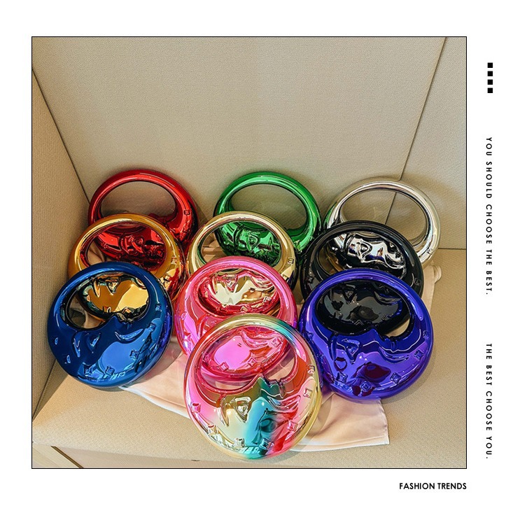 A new high-end acrylic bag for cross-border use from Europe and America, a moon-shaped handbag for women, and a unique and creative single-shoulder crossbody bag full figure