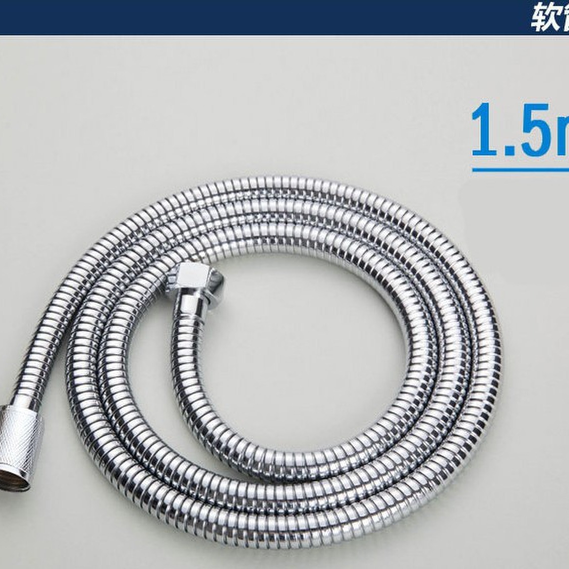 Factory direct sale and wholesale of stainless steel shower hoses, high-pressure shower hoses, explosion-proof stainless steel water inlet hoses Specification drawing