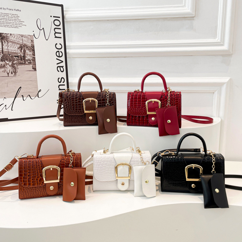 This is a new women's fashion bag for the winter of 2024. It's a versatile single-shoulder handbag with a slanted and simple design Application Scenario