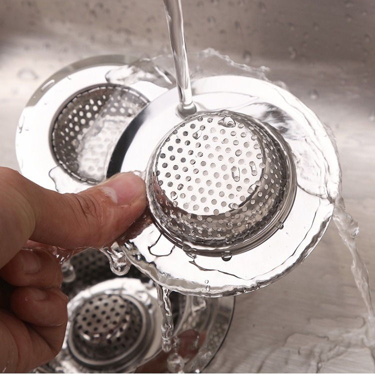 Stainless steel kitchen sink, drain filter screen, sink, floor drain filter screen, kitchen sink, washbasin, anti-clogging screen details Picture