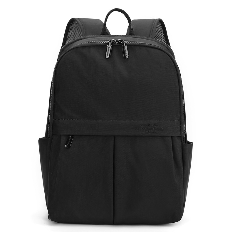 Colorful Fox Backpack for Women, simple commuting travel computer backpack, Nylon large-capacity college student schoolbag Item Picture