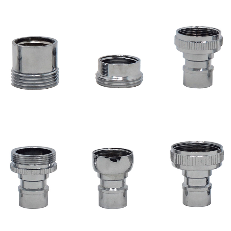 The faucet joint of the fully automatic washing machine is 4-inch and 6-inch. The inner and outer teeth of the water inlet pipe joint of the washing machine are M2224 fine teeth full figure