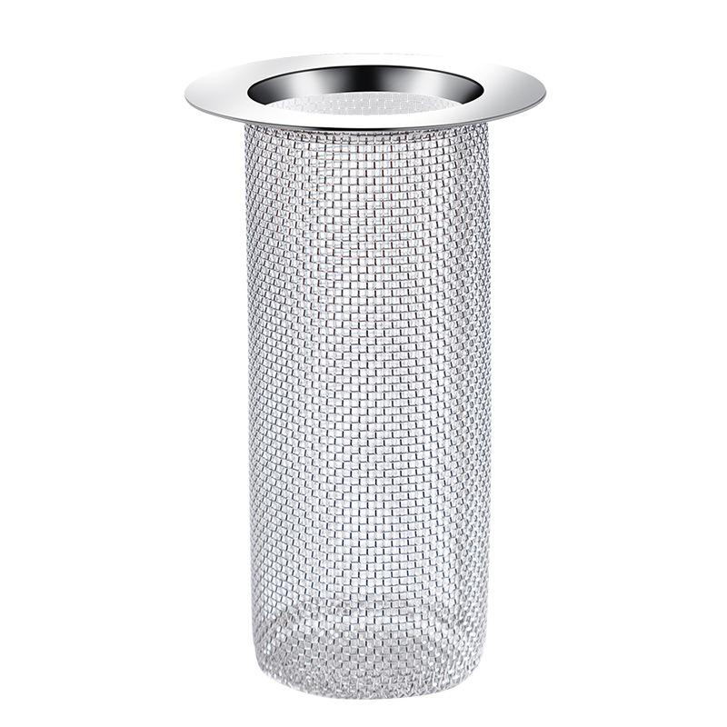 Stainless steel floor grille for bathroom, anti-rat and anti-hair, sewer filter, sink debris filter cover Item Picture