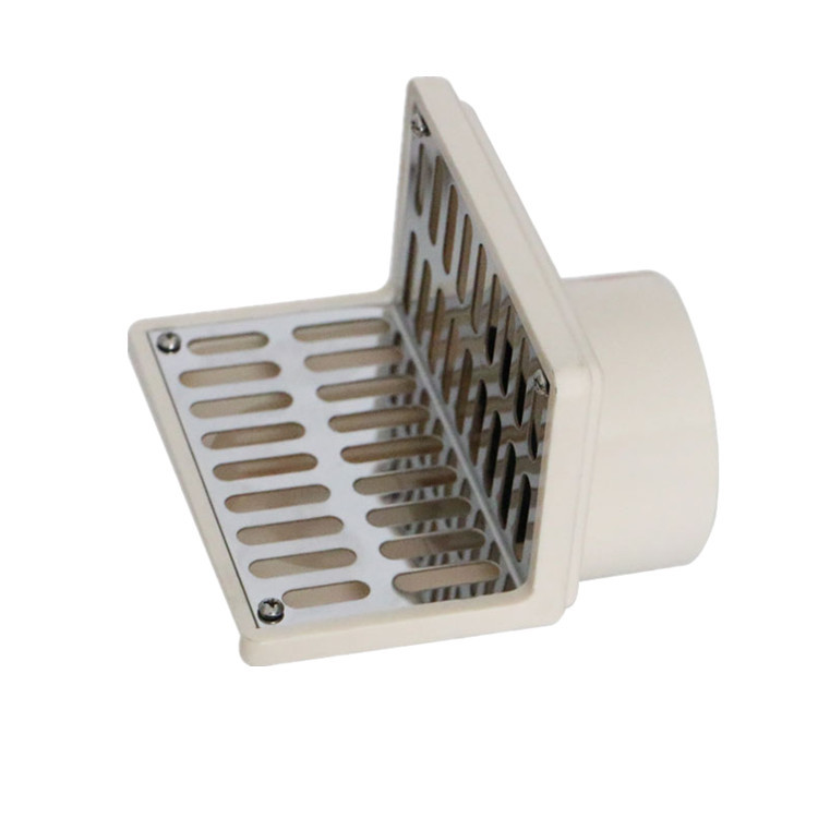 304 stainless steel side wall dual-purpose floor drain on the same floor, PVC50 pipe and 75 pipe, balcony corner side floor drain, anti-odor Item Picture
