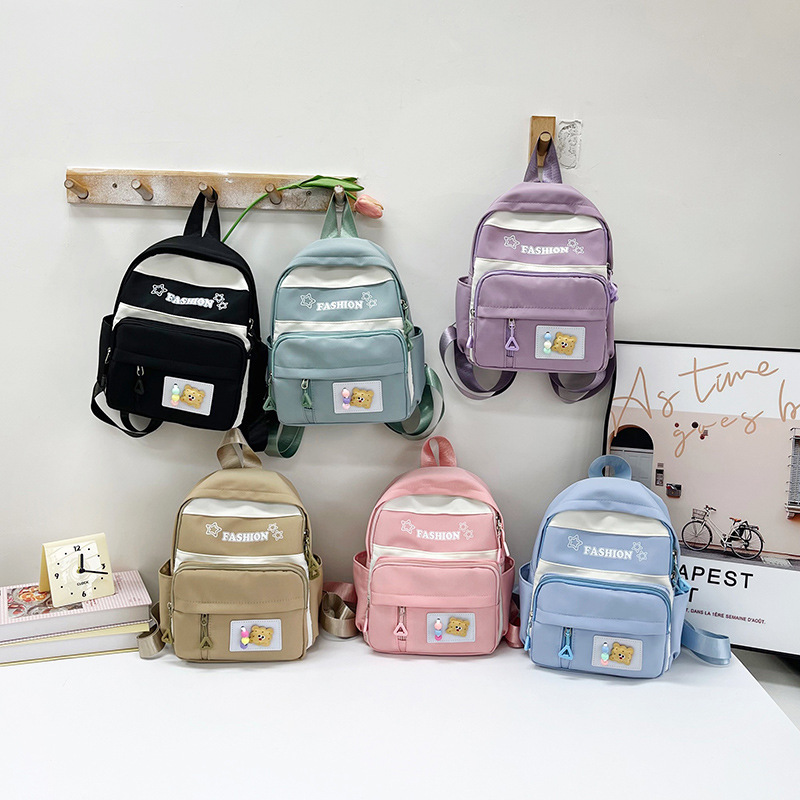 The new spring 2025 color-blocking and patchwork backpack is cute, with a large capacity and a high-quality single-shoulder crossbody bag, making it a cross-border trend Application Scenario