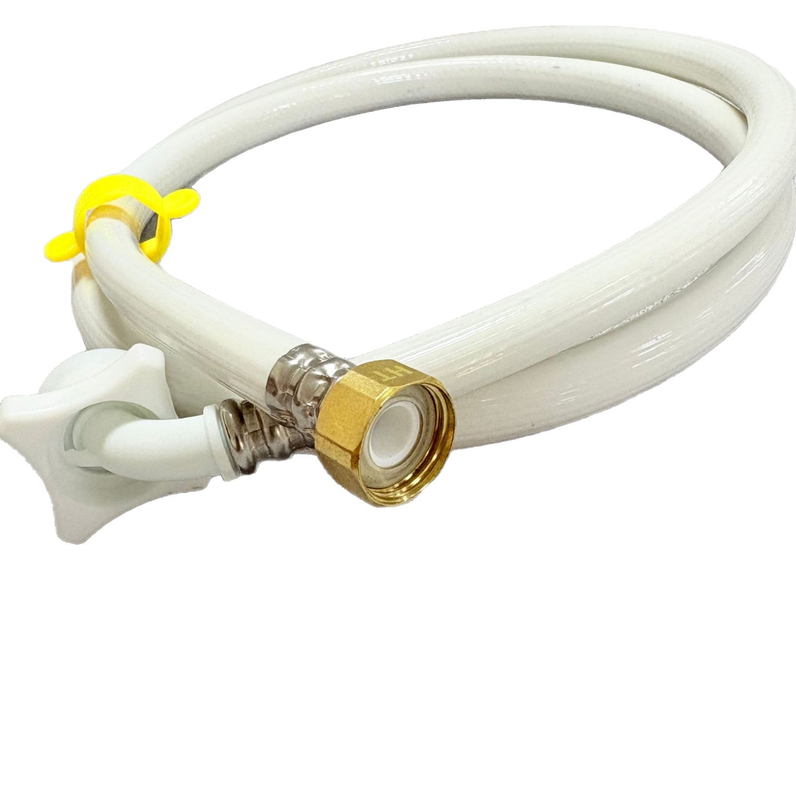 Thickened fully automatic washing machine inlet pipe, copper mouth screw mouth washing machine inlet pipe, universal washing machine water supply pipe Item Picture