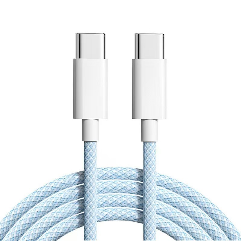 【 Lowest Price across the Web 】 Fast charging braided cable for iPhone15/16, Huawei and Xiaomi Type-C 66W charging cable Item Picture