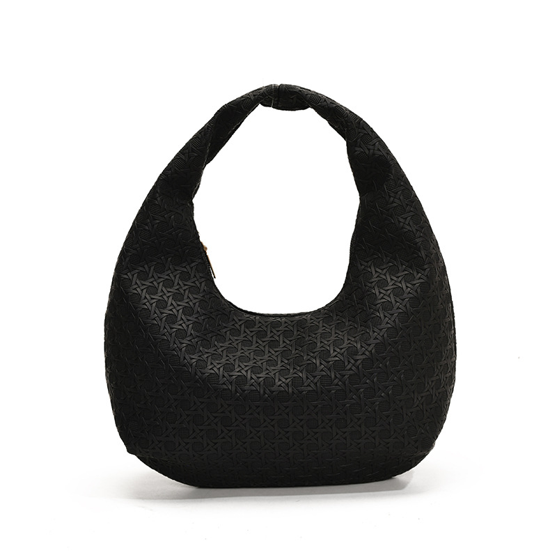 A large-capacity, trendy, simple and stylish casual women's handbag, a new fashionable underarm bag, and a trendy and individual single-shoulder bag Item Picture