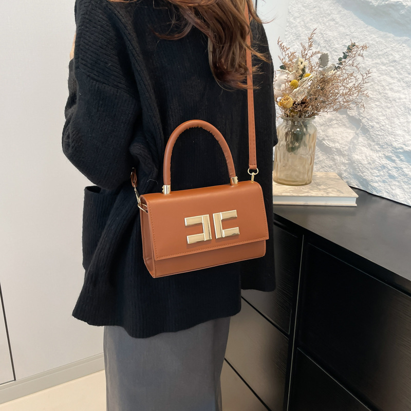 Leopard print small square bag for women, cross-border simple and high-quality, versatile chain crossbody single-shoulder underarm bag for women details Picture