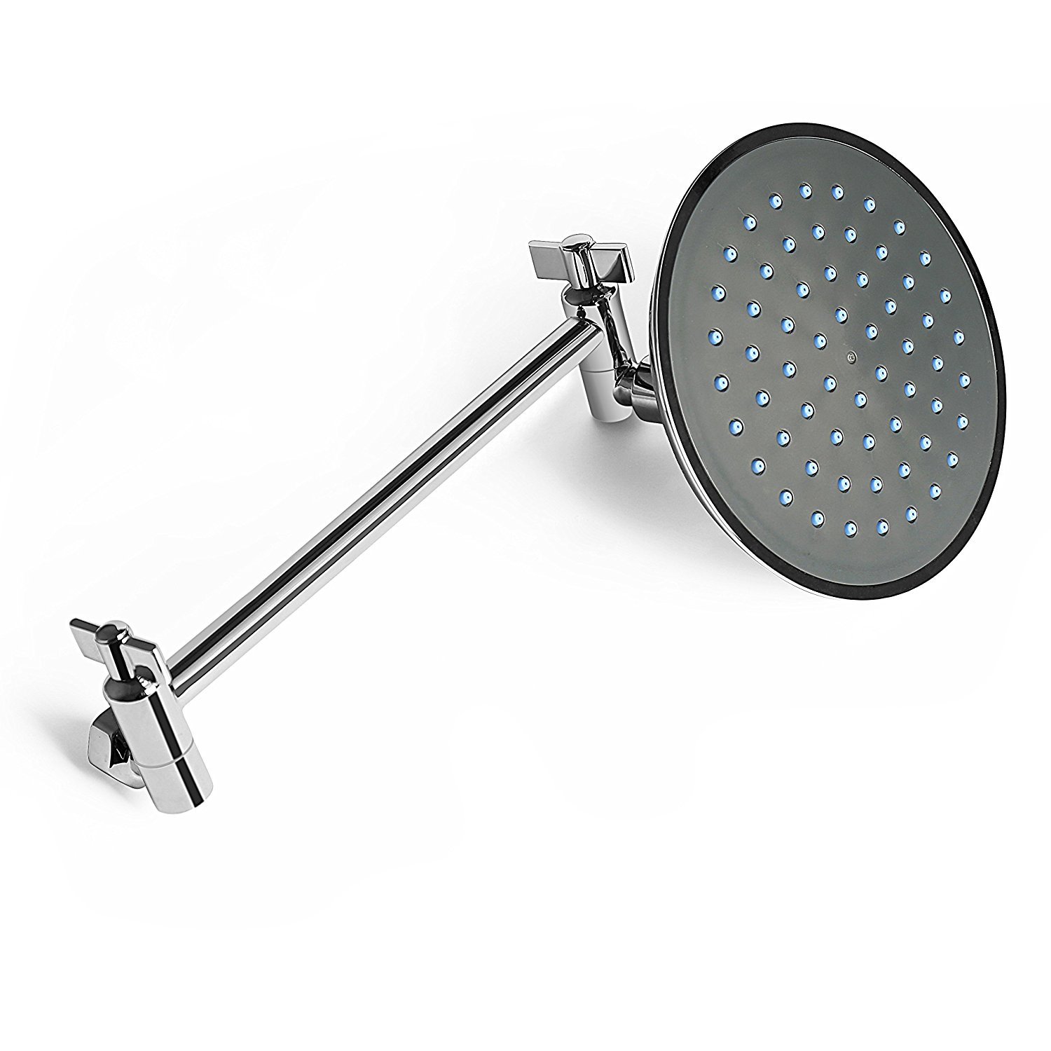Cross-border bathroom shower extension rod, showerhead top spray connection, adjustable showerhead arm bracket with toothed extension rod details Picture