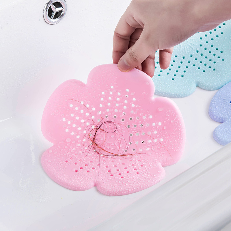 Creative kitchen sink, anti-clogging floor drain, sewer filter screen, patterned silicone floor drain Application Scenario