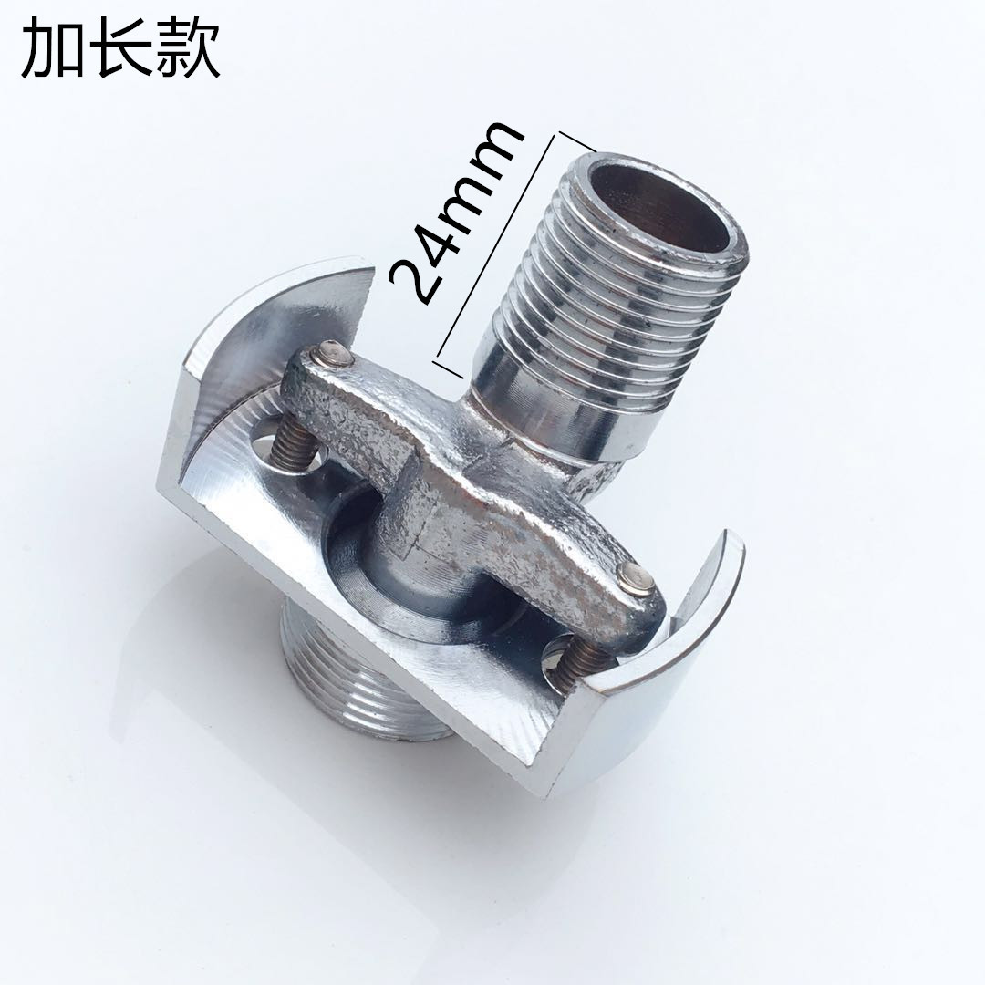Direct sales from the manufacturer of universal curved foot shower accessories, variable Angle universal curved foot offset foot showerhead accessories and adapter details Picture