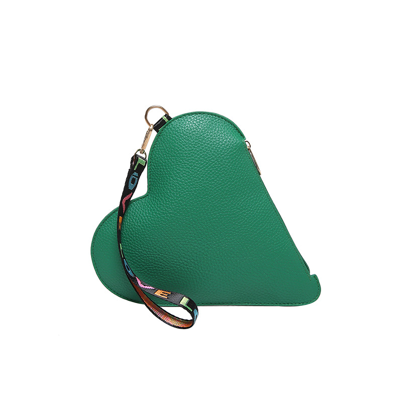 Cross-border Women's Bag 2025 Spring New Style European and American fashionable heart-shaped bag, versatile handbag, red envelope for women Item Picture
