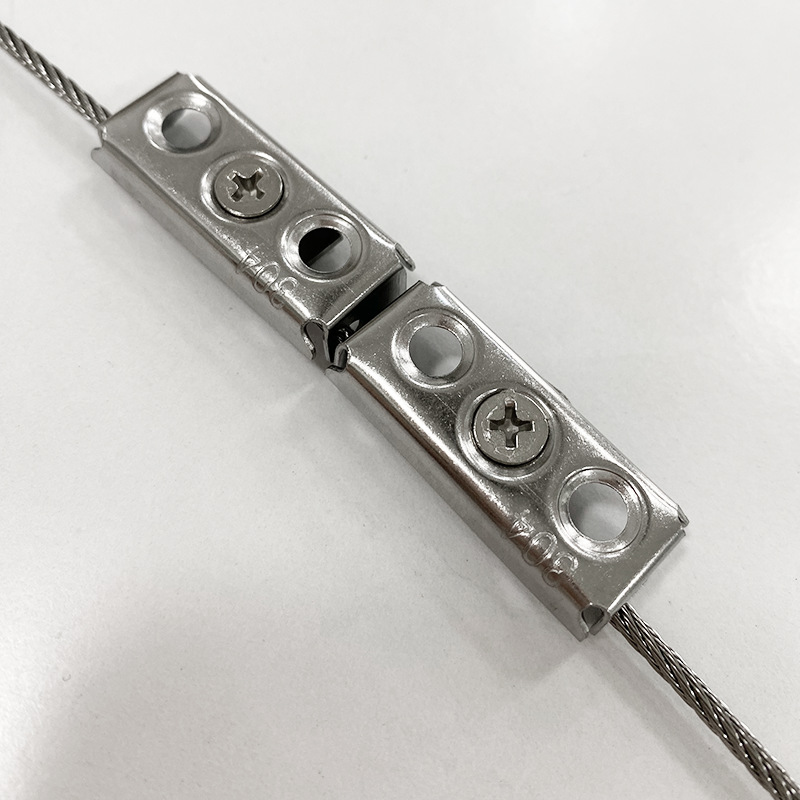 Wholesale aluminum alloy door and window anti-fall ropes, bridge break window anti-disengagement devices, anti-fall strips, casement window hardware accessories Specification drawing