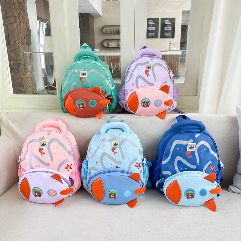 Children's schoolbags, cartoon and animation, backpacks for kindergarten kids, 3-5 years old, boys and girls in small and middle classes, backpacks for foreign trade full figure