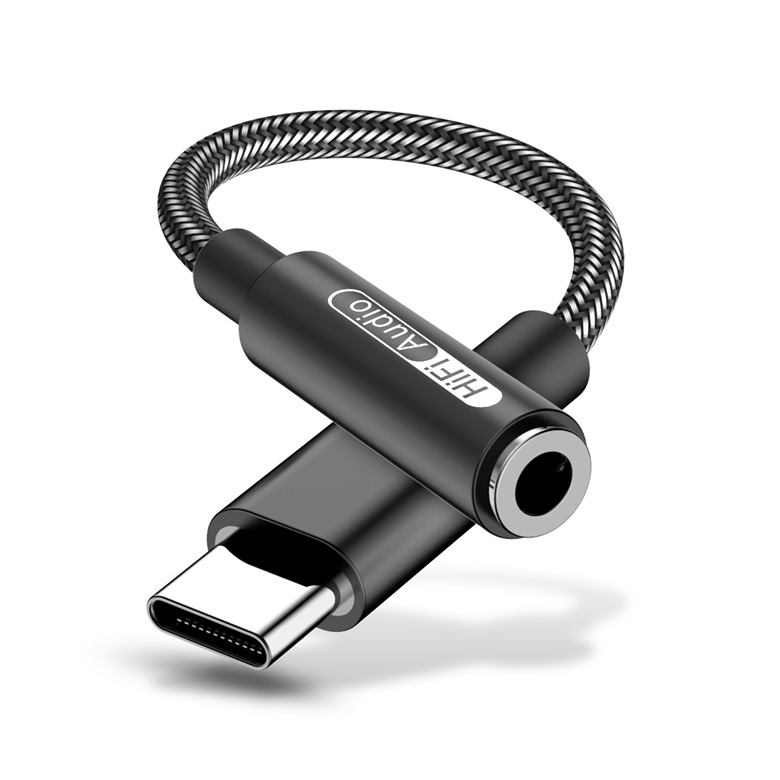 USB-C adapter type-c to 3.5mm headphone adapter is suitable for iPhone15 audio converter Item Picture