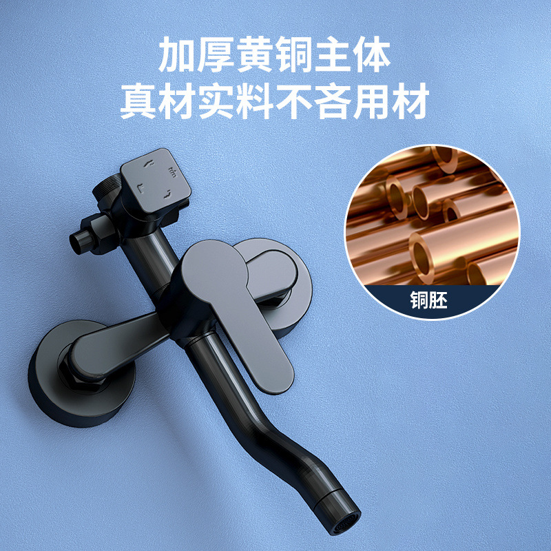 Shower head copper set, household pressurized bathroom nozzle, bath, kitchen, Amazon AliExpress factory direct sales Specification drawing