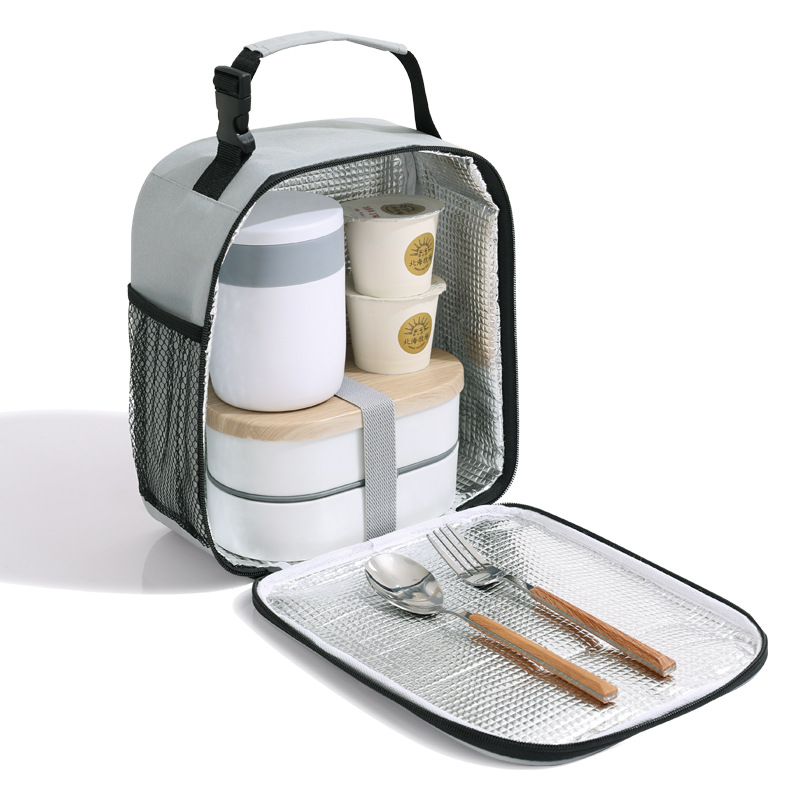 Runhui Dopamine vertical student lunch box, handbag, bento, insulated bag, Outdoor fresh-keeping ice pack, insulated bento bag Item Picture